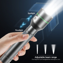 Foco ajustável Zoom 5 Modos de luz lanterna LED